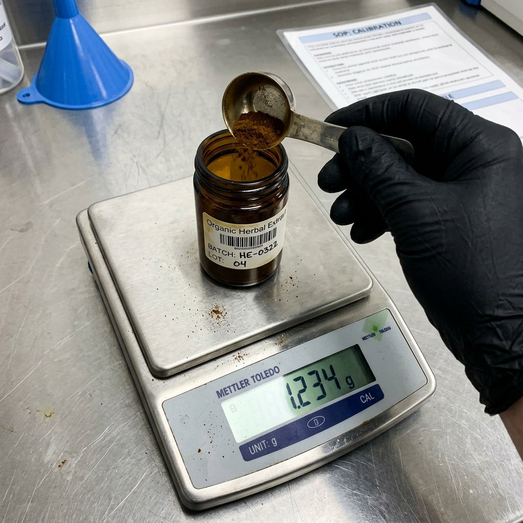 High-Precision Scale Packaging Bench